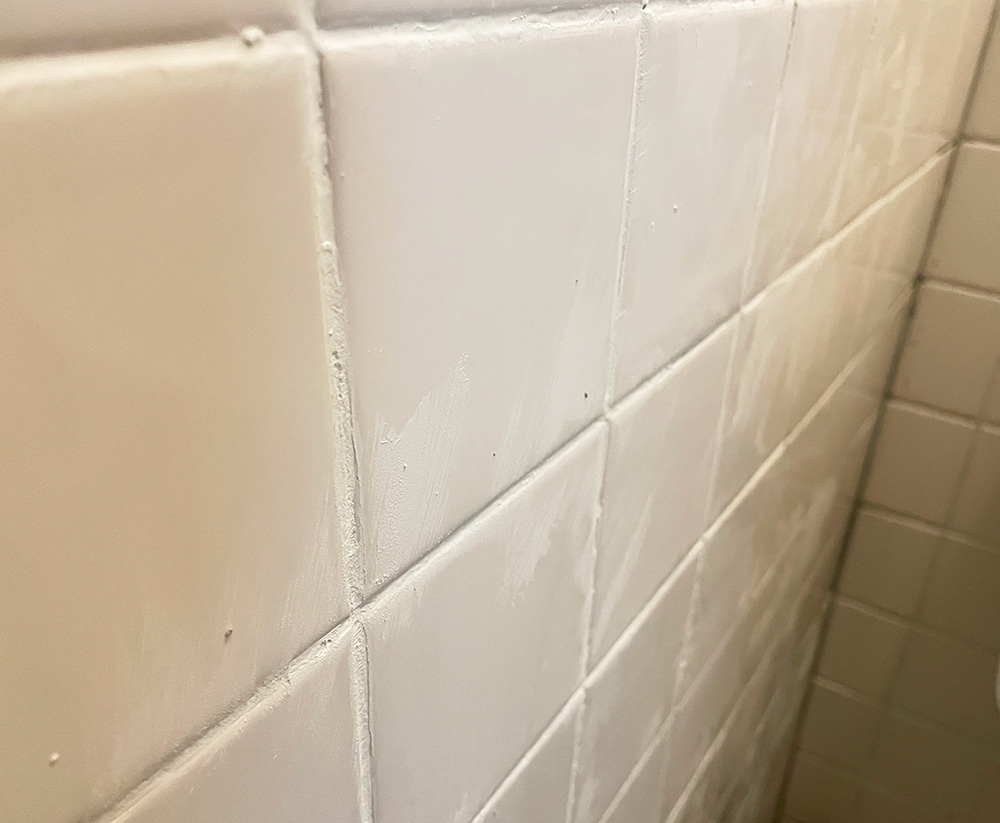 タイルの目地を白くしたい