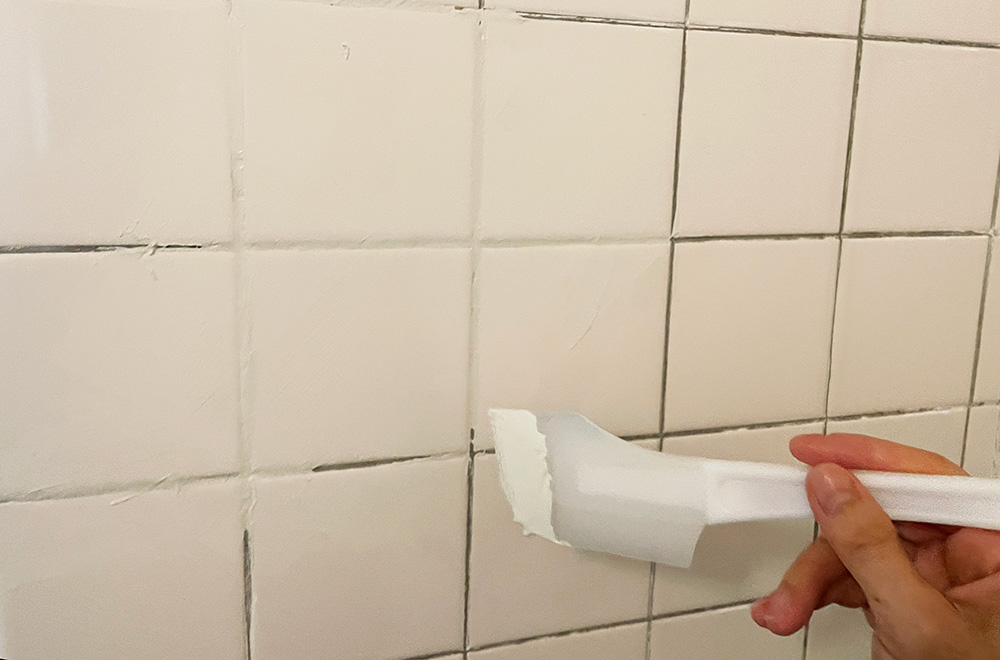 タイルの目地を白くしたい