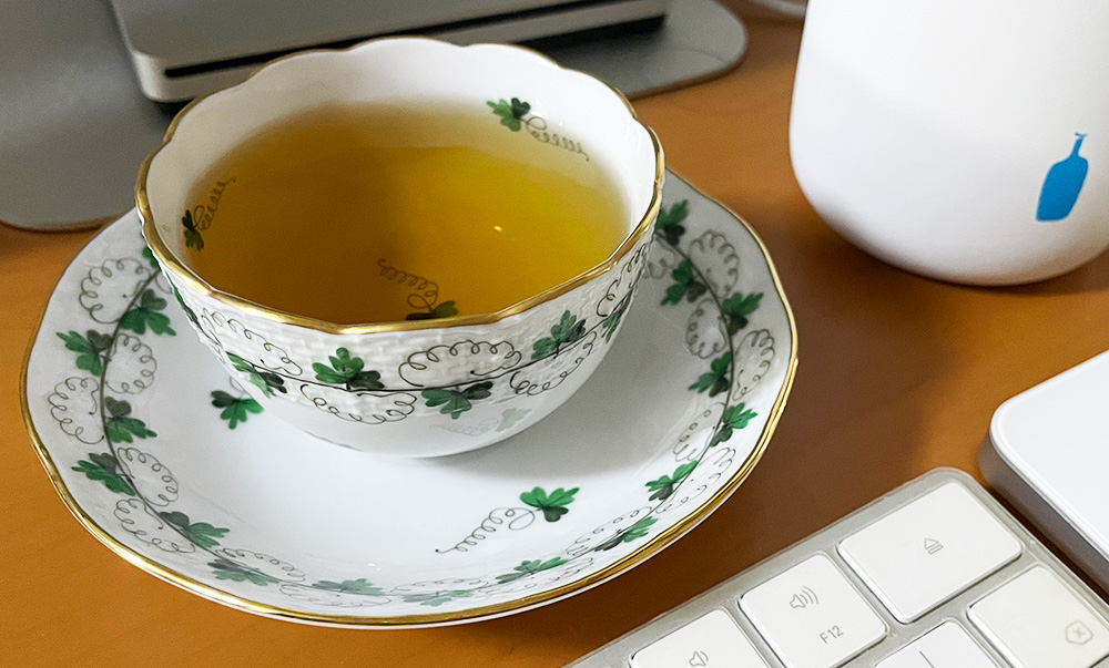 ヘレンド パセリ ジャパニーズティーカップ&ソーサー