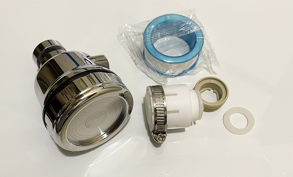 水栓をセルフリフォーム
シャワータイプに交換します