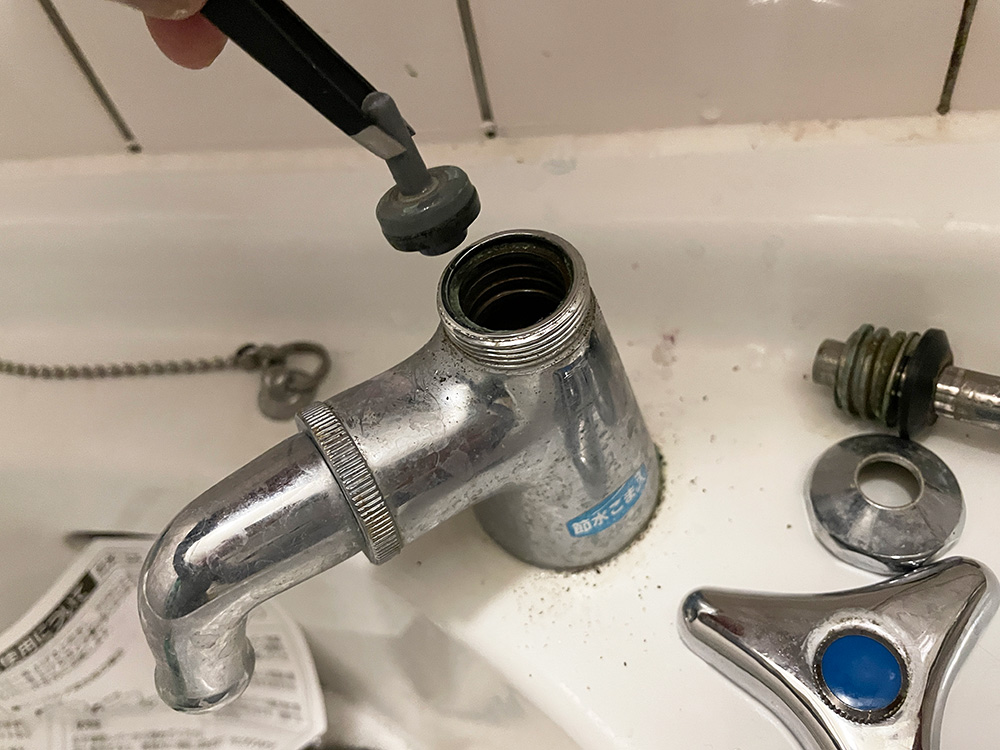 水栓をセルフリフォーム